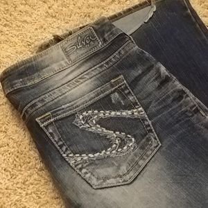 Silver jeans
